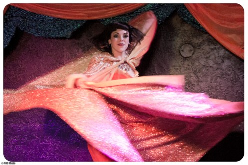 Lydia DeCarllo, in part of a costume that once belonged to Satan's Angel (POC Photo)