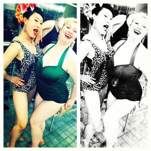 More poolside posing with Seattle Sweetheart Cherry Killer Tomatoes (Photo by Gorejess)