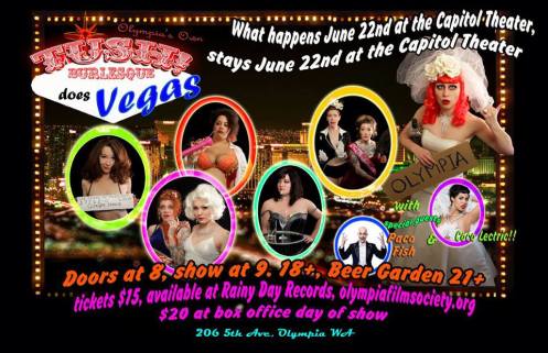 TUSH! does Vegas Poster