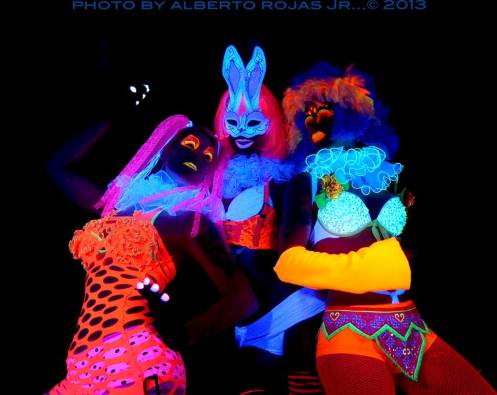 Maui's black light troupe The Ultraviolets
