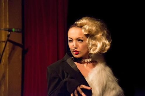 Bitsy Rini in La Petite Mort's Dark Cabaret-February  (by Greg Holloway)