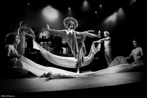 Epic. Lily Verlaine and just some of the cast of House of Thee Unholy (POC Photo)