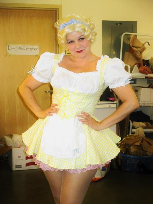 Kutie La Bootie as Adelaide from Guys and Dolls (Photo courtesy of Twelfth Night Productions)