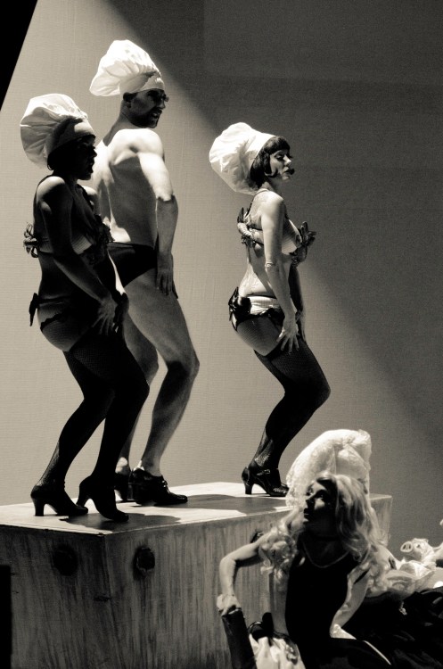 Through the Looking Glass: The Burlesque Alice in Wonderland opens April 16. (Photo by Scott Butner)