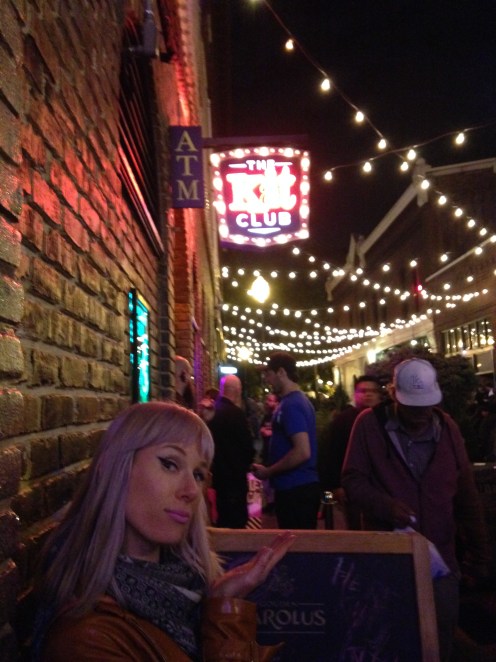 Crystal at the Kit Kat Club